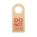 Disturb Eco natural  custom door hanger 