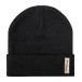 Bloony black  organic cotton winter hat 