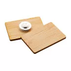 BooBadge naturelle  Badge en bambou 