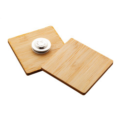 BooBadge naturelle  Badge en bambou 