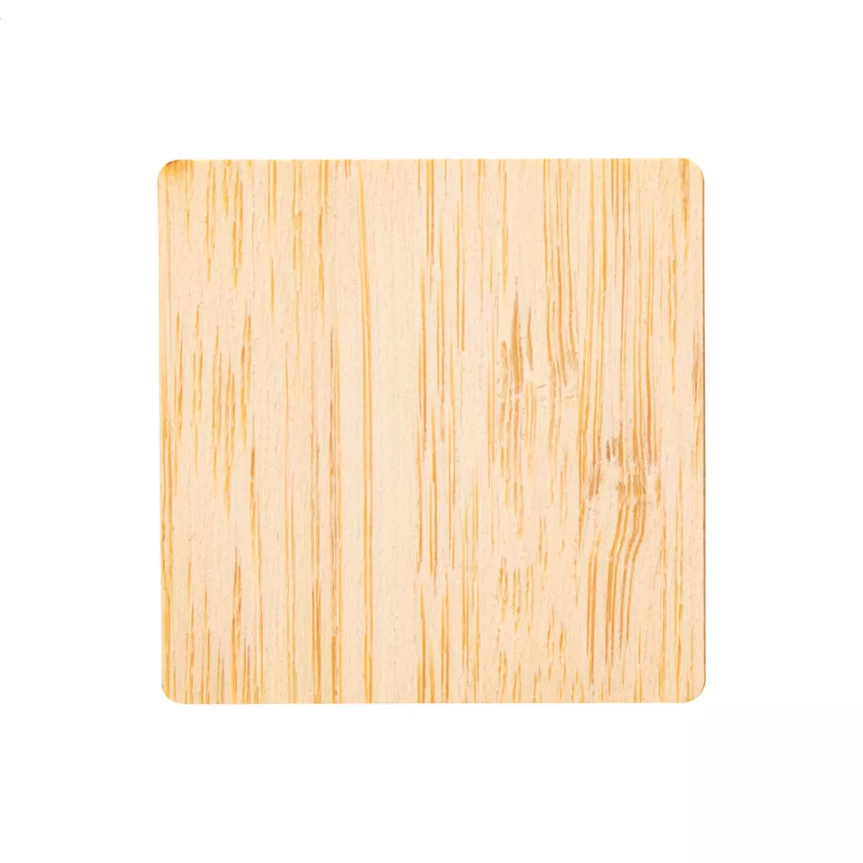 BooBadge natural  bamboo badge 