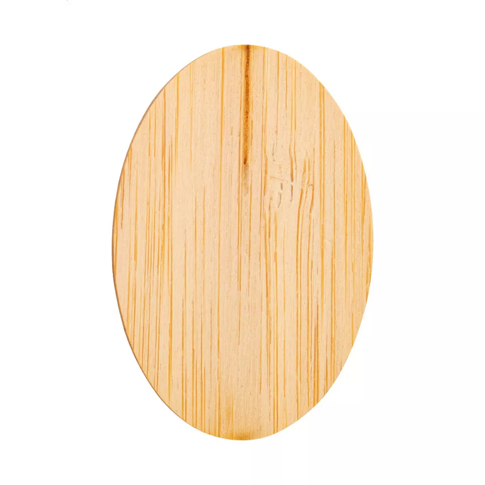 BooBadge natuurlijk  bamboe badge 