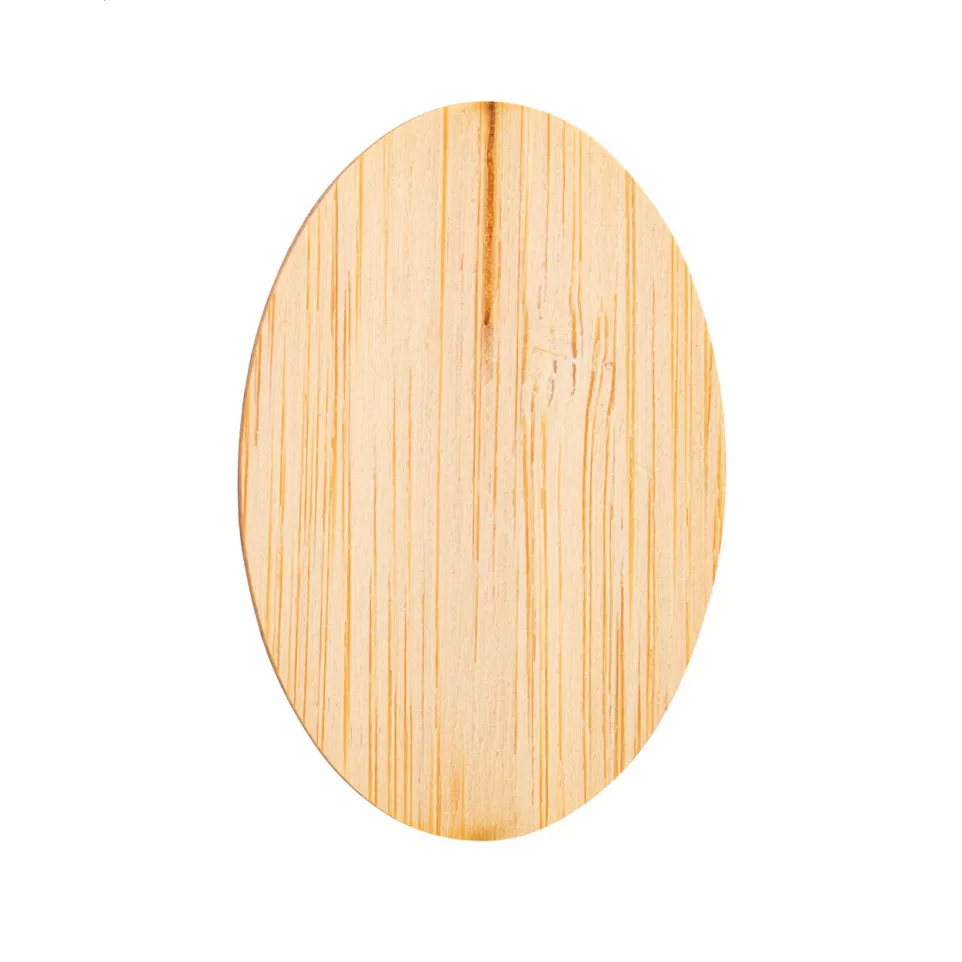 BooBadge natuurlijk  bamboe badge 