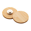 BooBadge naturelle  badge en bambou 