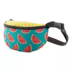 CreaWaist A black white custom RPET waist bag 