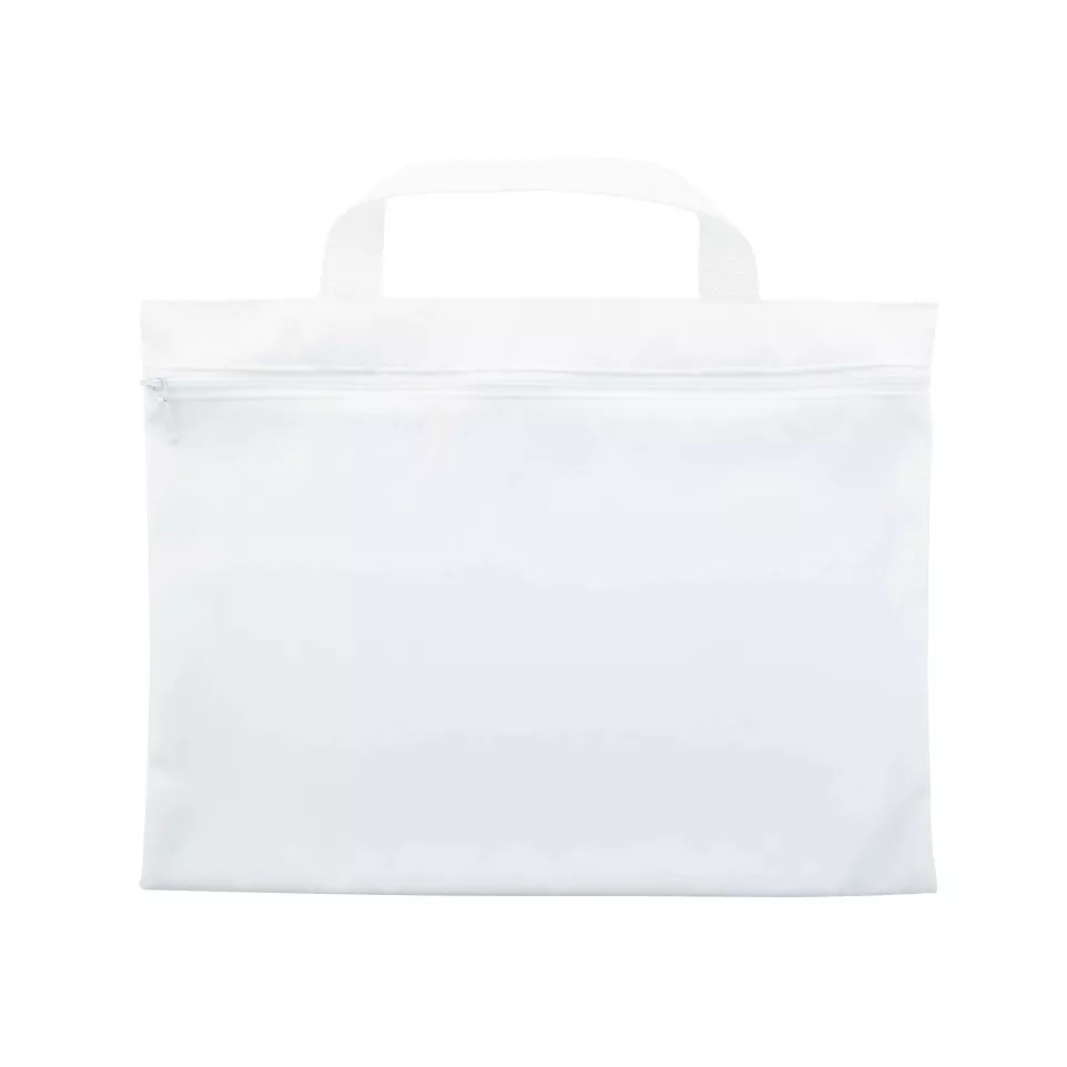 Cazure white  custom document bag 