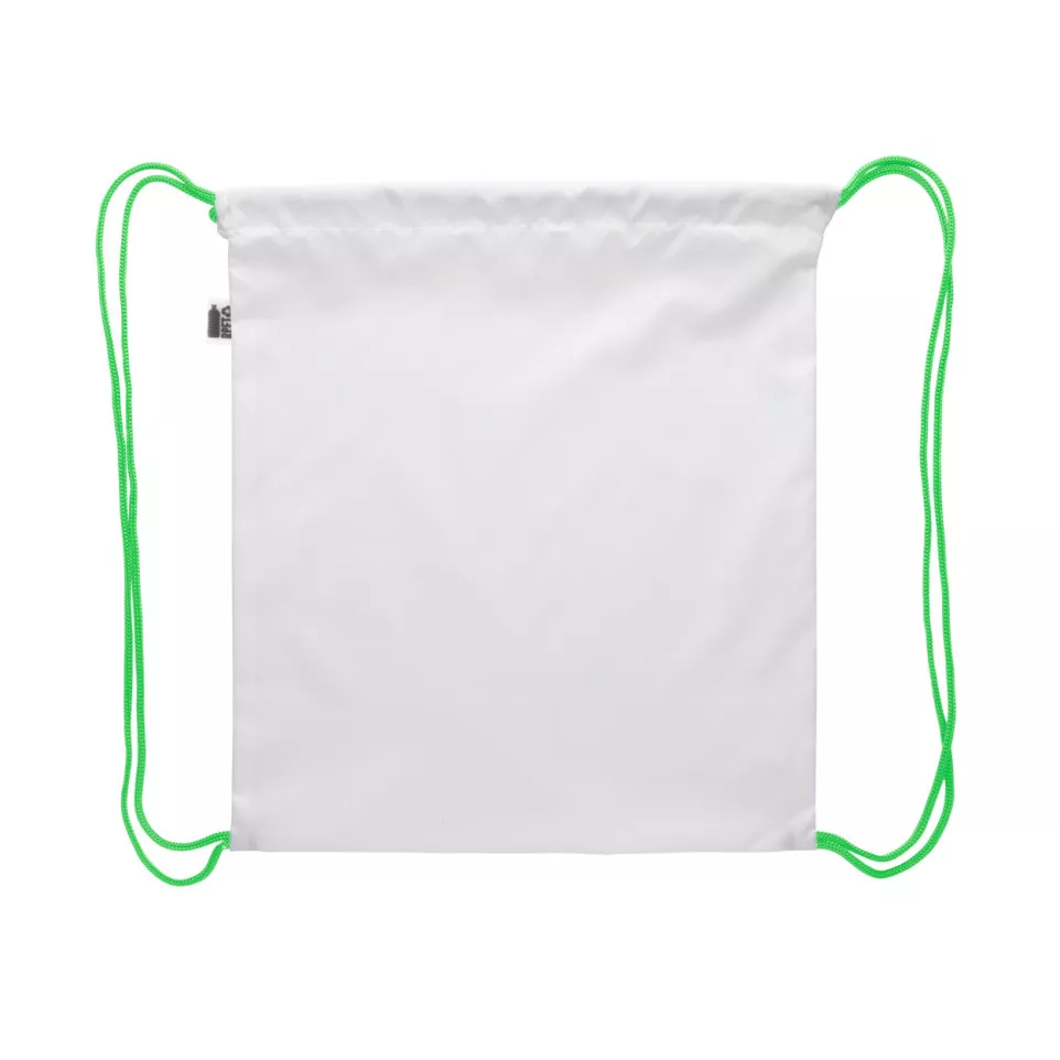 CreaDraw Kids RPET vert blanc sac...