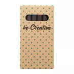 Craxon 6 Eco naturelle  set de 6 crayons de couleurs personnalisés 