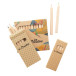 Penxil 4 Eco naturelle  set de 4 crayons personnalisés 