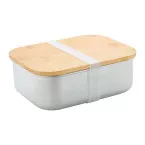 Ferroca zilver  roestvrijstalen lunchbox 