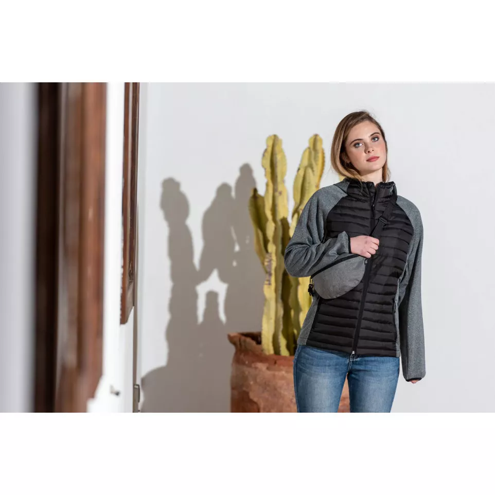 Cochel asgrijs  RPET-heuptasje 