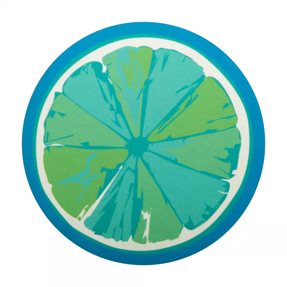 CreaPint white  paper coaster, circle 