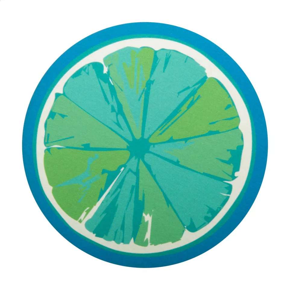 CreaPint white  paper coaster, circle 