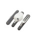Platoon black  camping cutlery set 