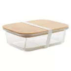 Vittata transparent natural glass lunch box 