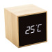 Boolarm natural  bamboo alarm clock 