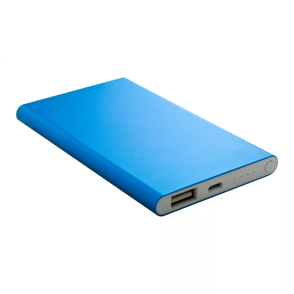 FlatFour blue  USB power bank 