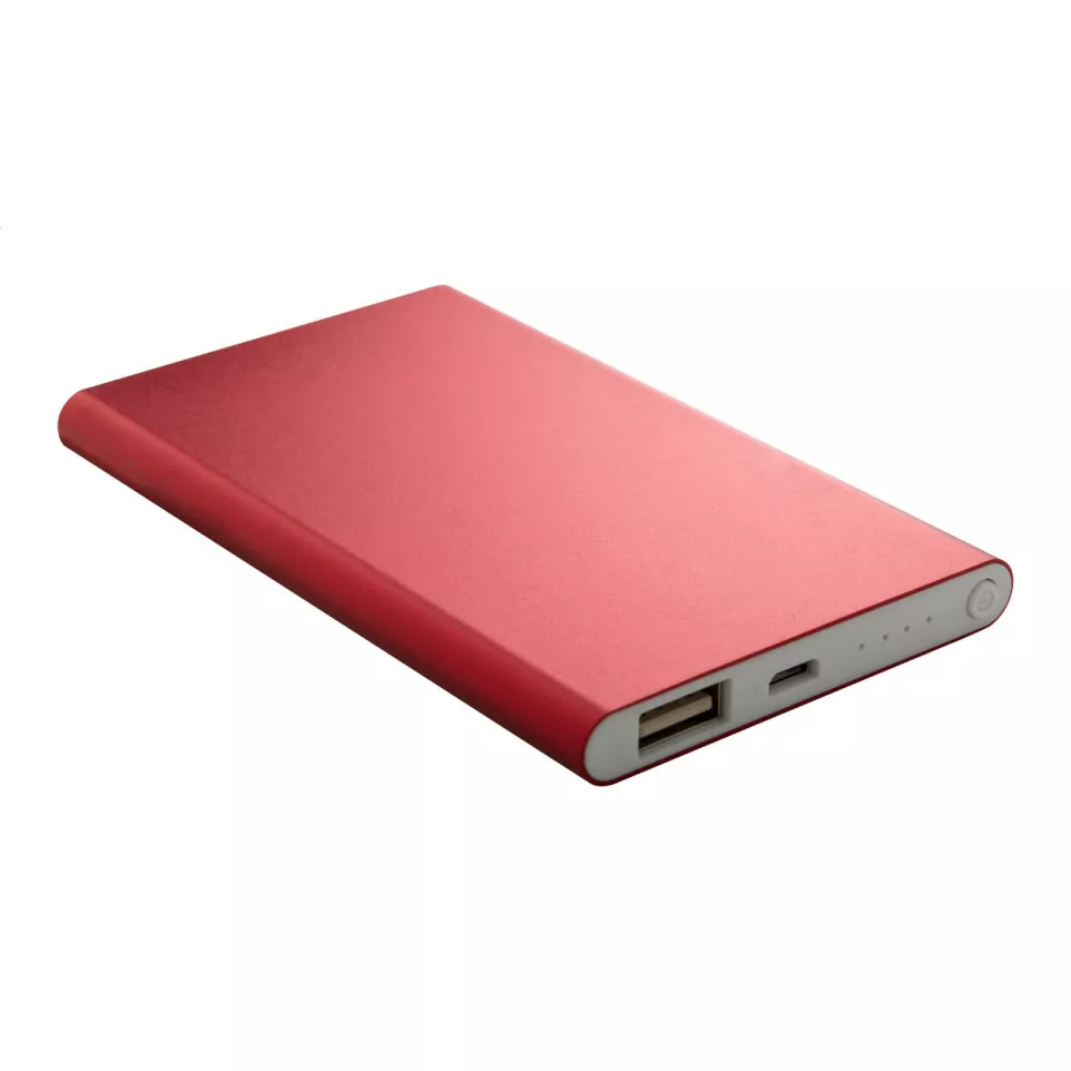 FlatFour red  USB power bank 