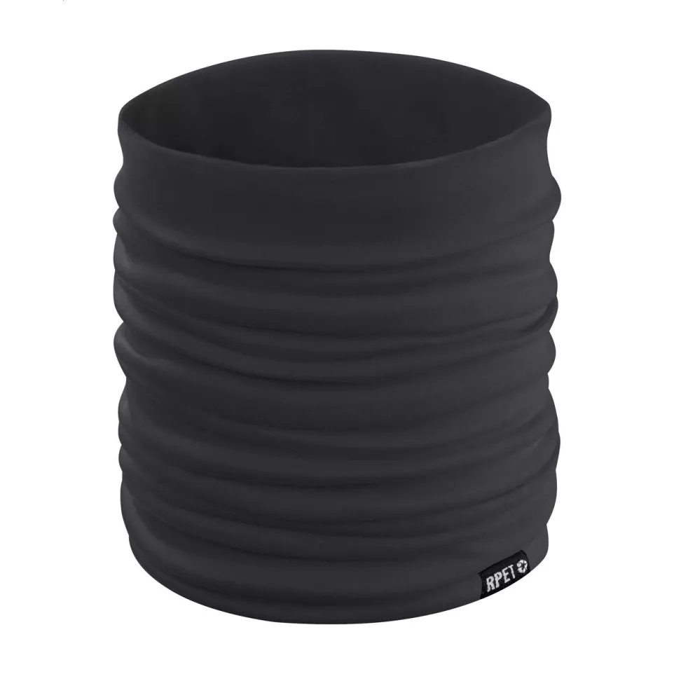 Terrax black  RPET multipurpose scarf 