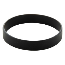 Wristy black  silicone wristband 