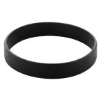 Wristy noir  bracelet silicone 