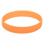 Wristy oranje  siliconen polsbandje 