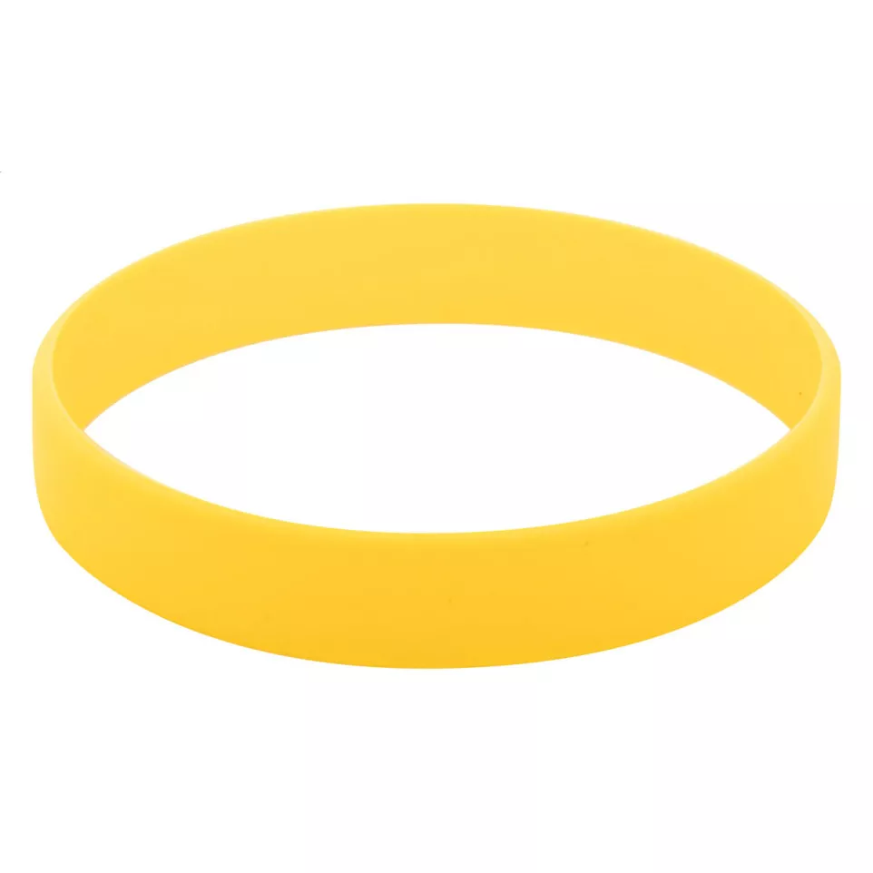 Wristy yellow  silicone wristband 