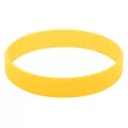 Wristy yellow  silicone wristband 