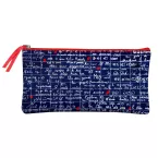 Le Mur des Je t'aime, Trousse plate en simili cuir 22x11 cm/ Pce