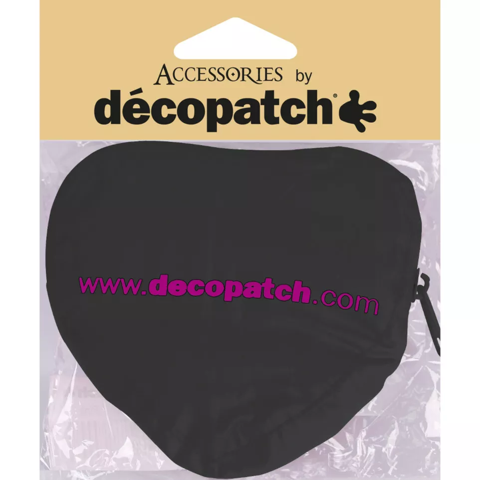 Sac coeur noir/ Pce