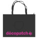Shopping tas zwart-/ St.
