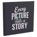 Exacompta Letters Photo Album, 30 Black Pages/ Pc.