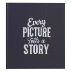 Album photos livre 60 pages noires Lettres/ Pce