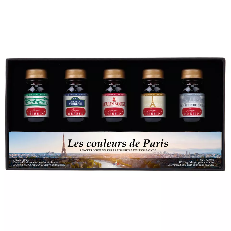Writing ink set - colors of paris-/ Pc.