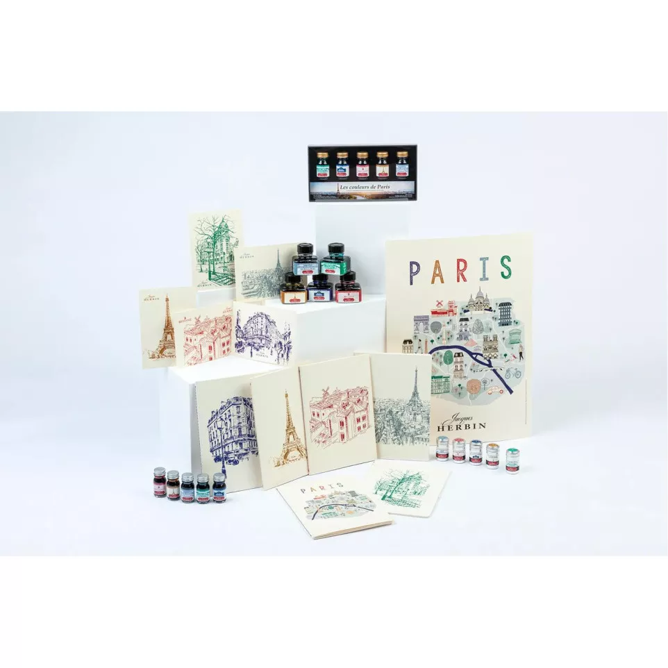 Writing ink set - colors of paris-/ Pc.