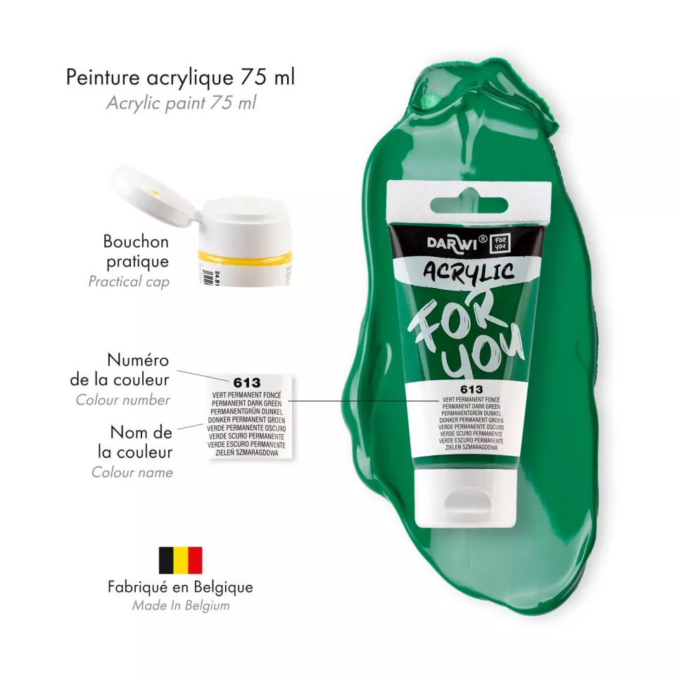 DFY Acryl permanent-groen donker...
