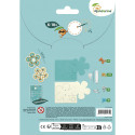Kit à broder broches fleurs/ Pce