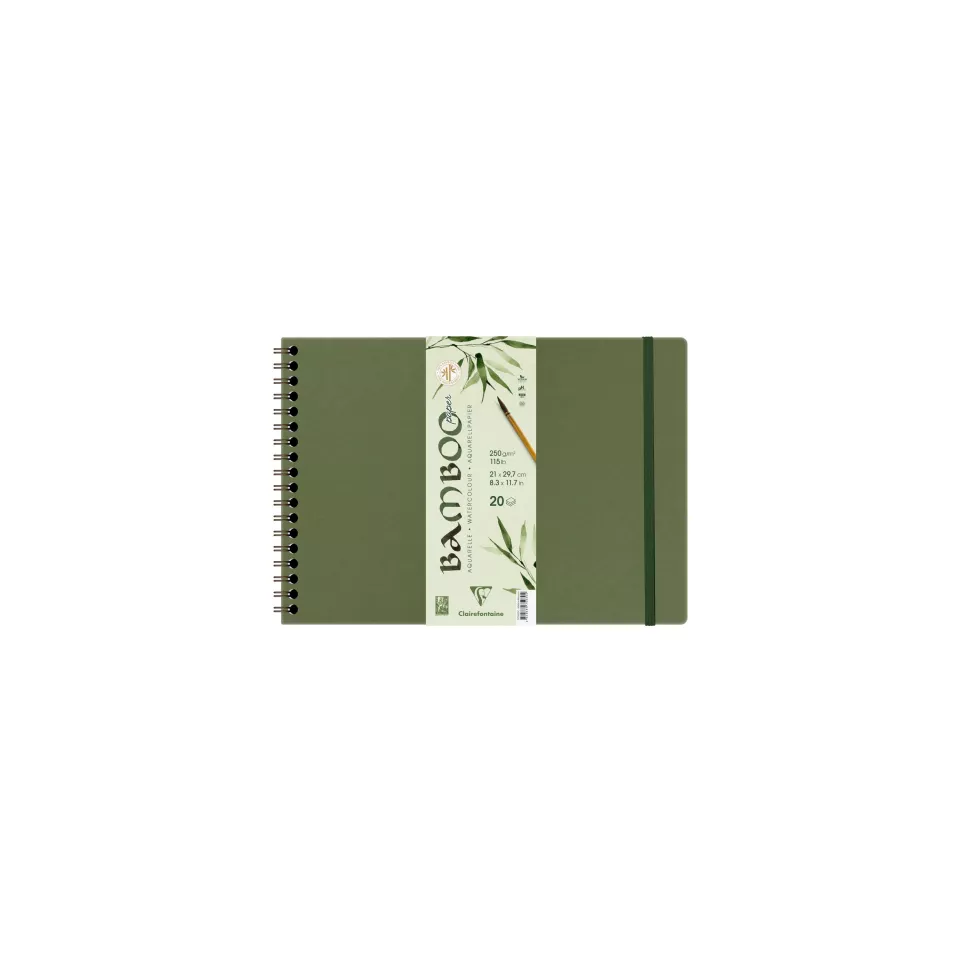 Ntbk spir. Bamboo 25-0g A4 21x29,7cm...