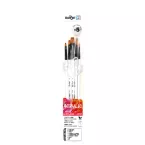 DFY Set of 5 thin brushes-/ Pc.