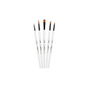 DFY Set of 5 thin brushes-/ Pc.