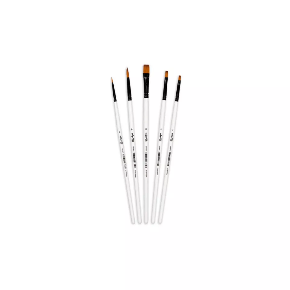 DFY Set of 5 thin brushes-/ Pc.