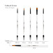 DFY Set of 5 thin brushes-/ Pc.