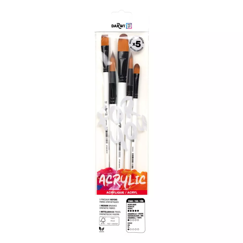 Darwi For You set de 5 pinceaux...