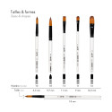 DFY Set of 5 medium brushes-/ Pc.