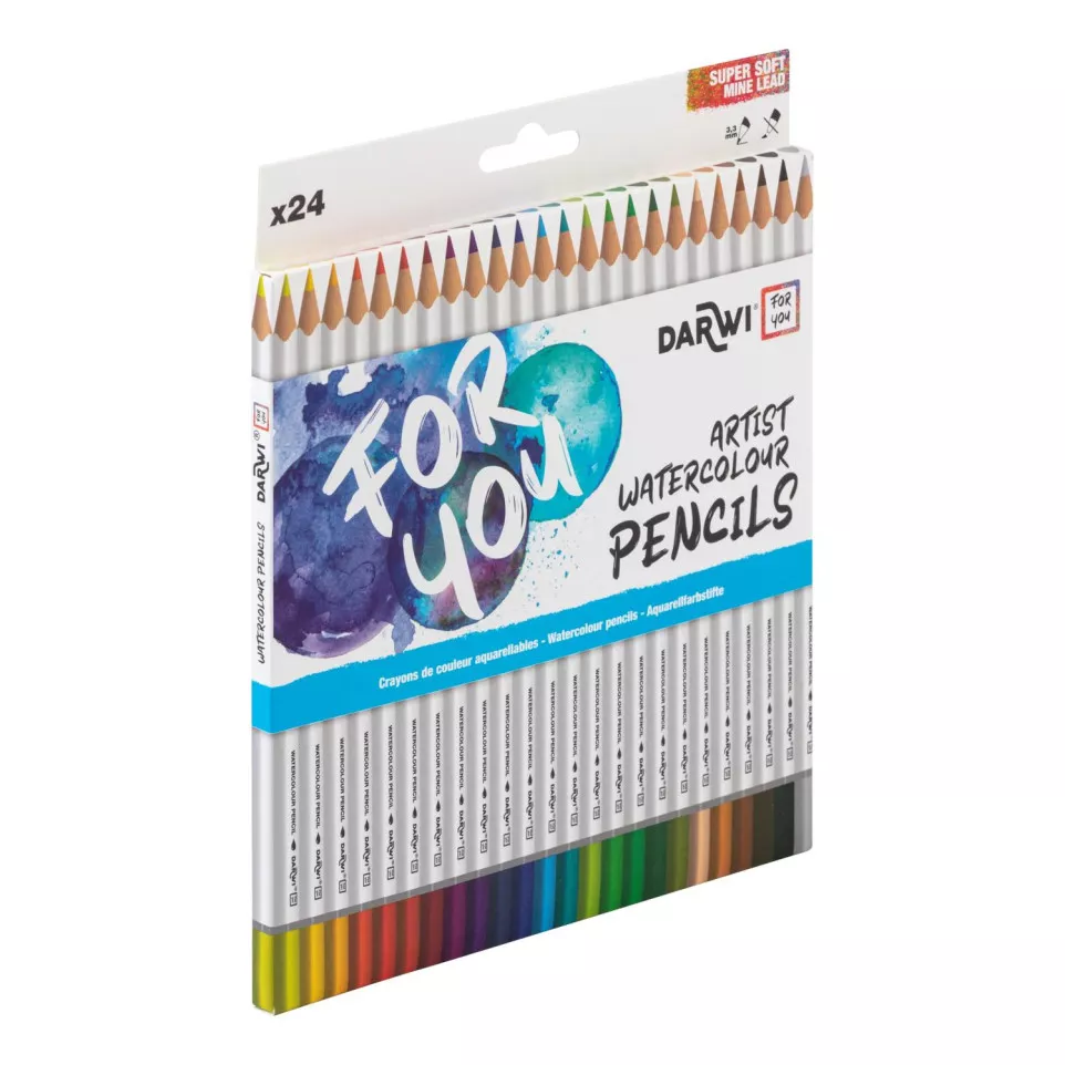 DFY 24 watercolour pencils-/ Pc.