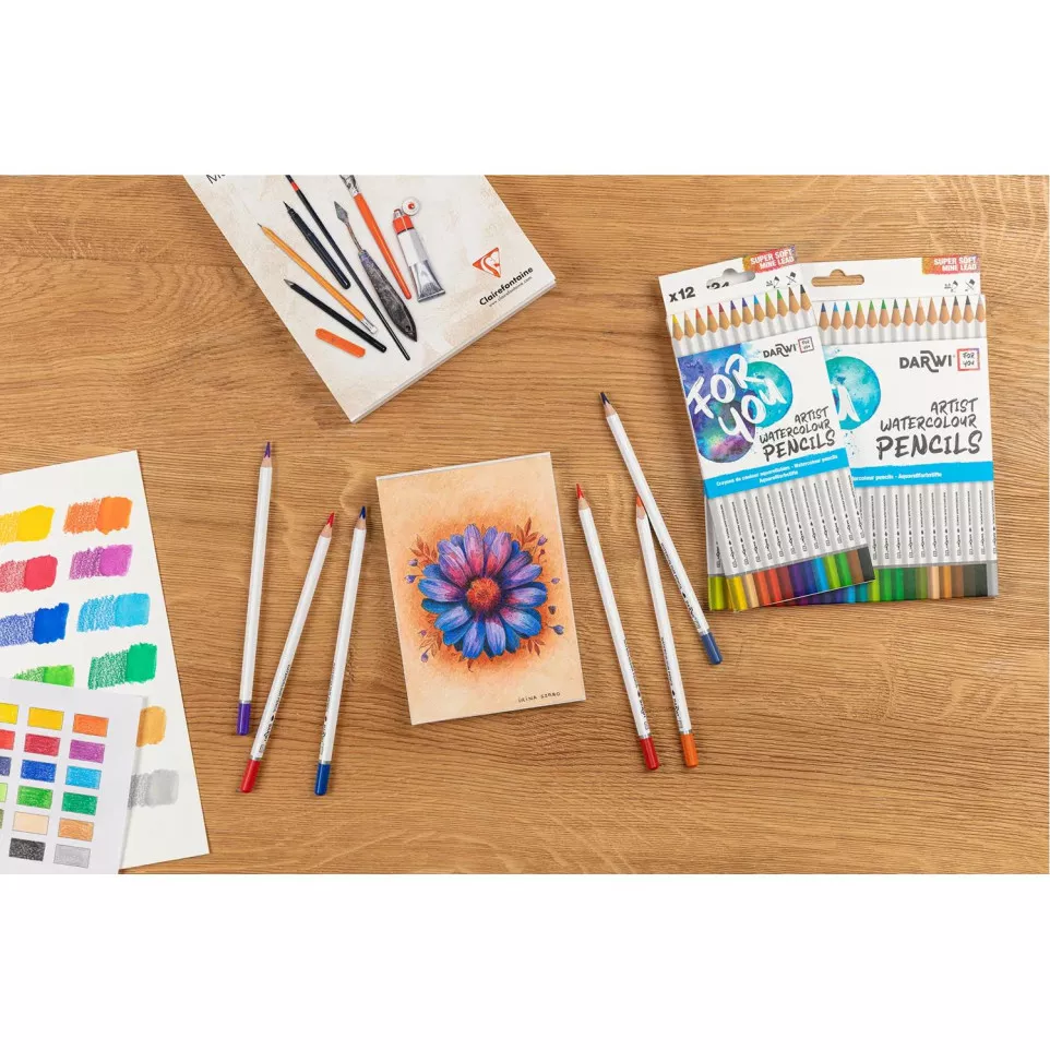 DFY 24 watercolour pencils-/ Pc.