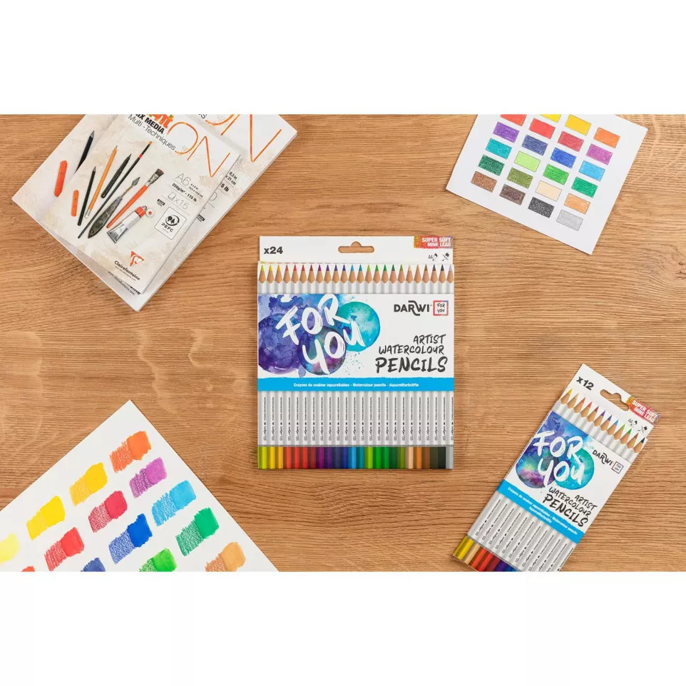 DFY 24 watercolour pencils-/ Pc.