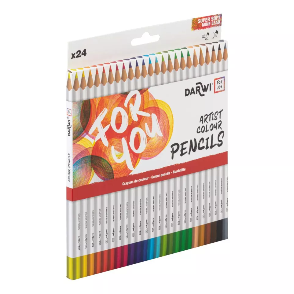 DFY 24 crayons couleurs Beaux-Arts-/ Pce