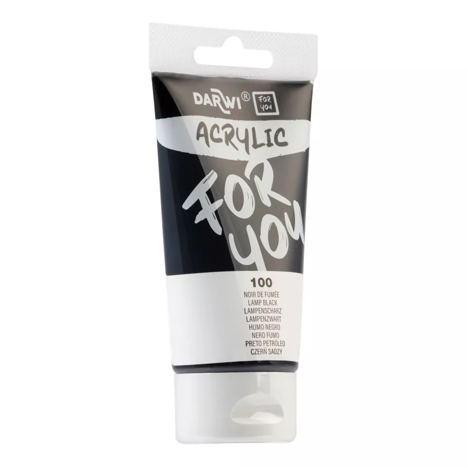 DFY Acryl rookzwart 75ml-/ St.