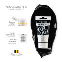 DFY Acryl rookzwart 75ml-/ St.